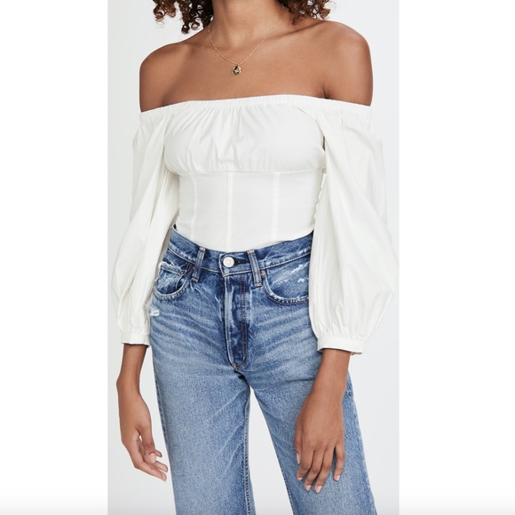 Reformation Tops - NWT Reformation Truffle Top White 6